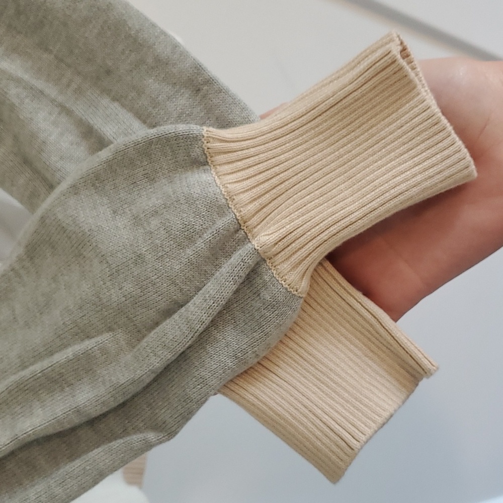 Nwt Revolve Monrow Colorblock Mock Neck Sweater S… - image 4